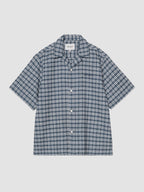 S/S KANDER SHIRT - kander check/blue river