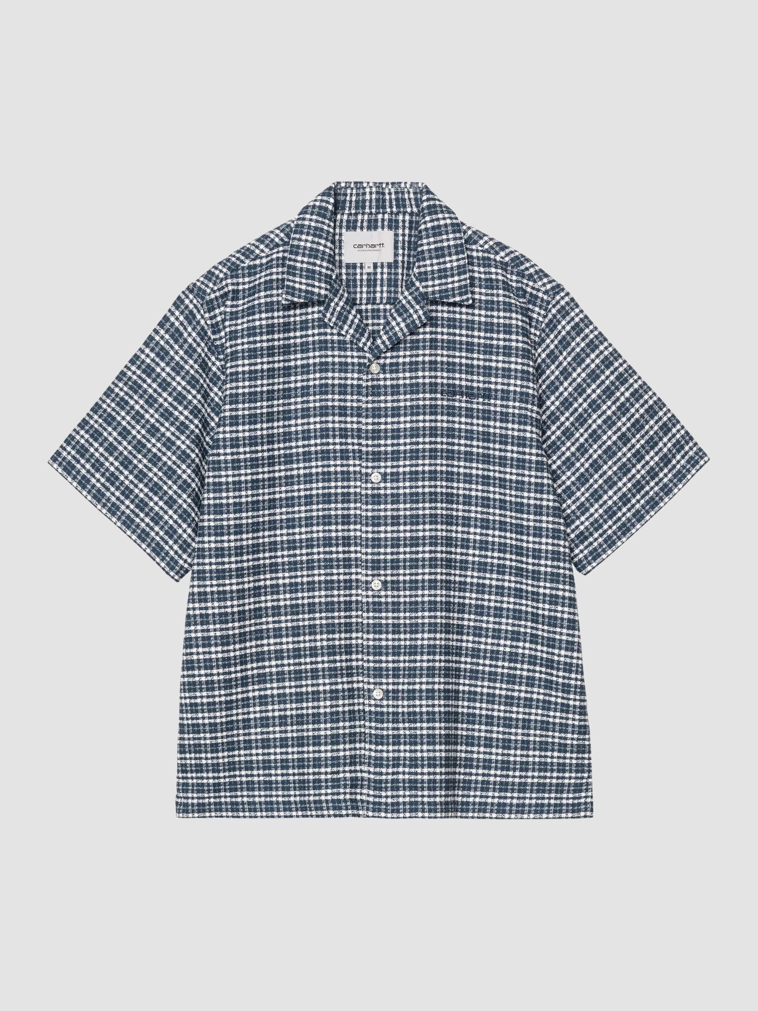 S/S KANDER SHIRT - kander check/blue river