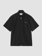 S/S POSTAL ZIP SHIRT - black/wax