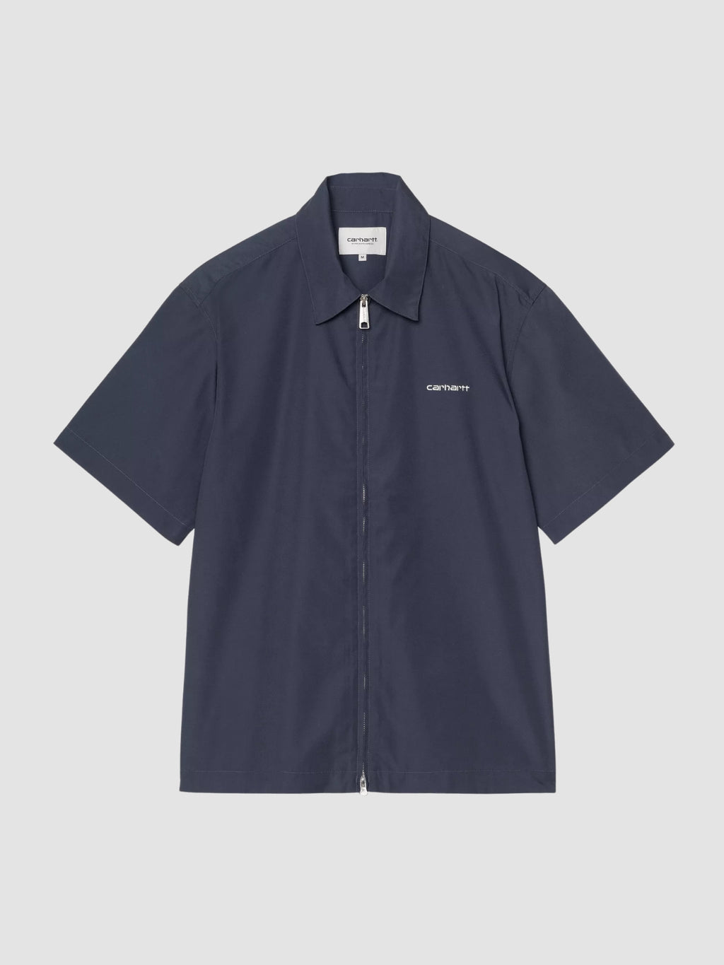 S/S POSTAL ZIP SHIRT - blue/wax