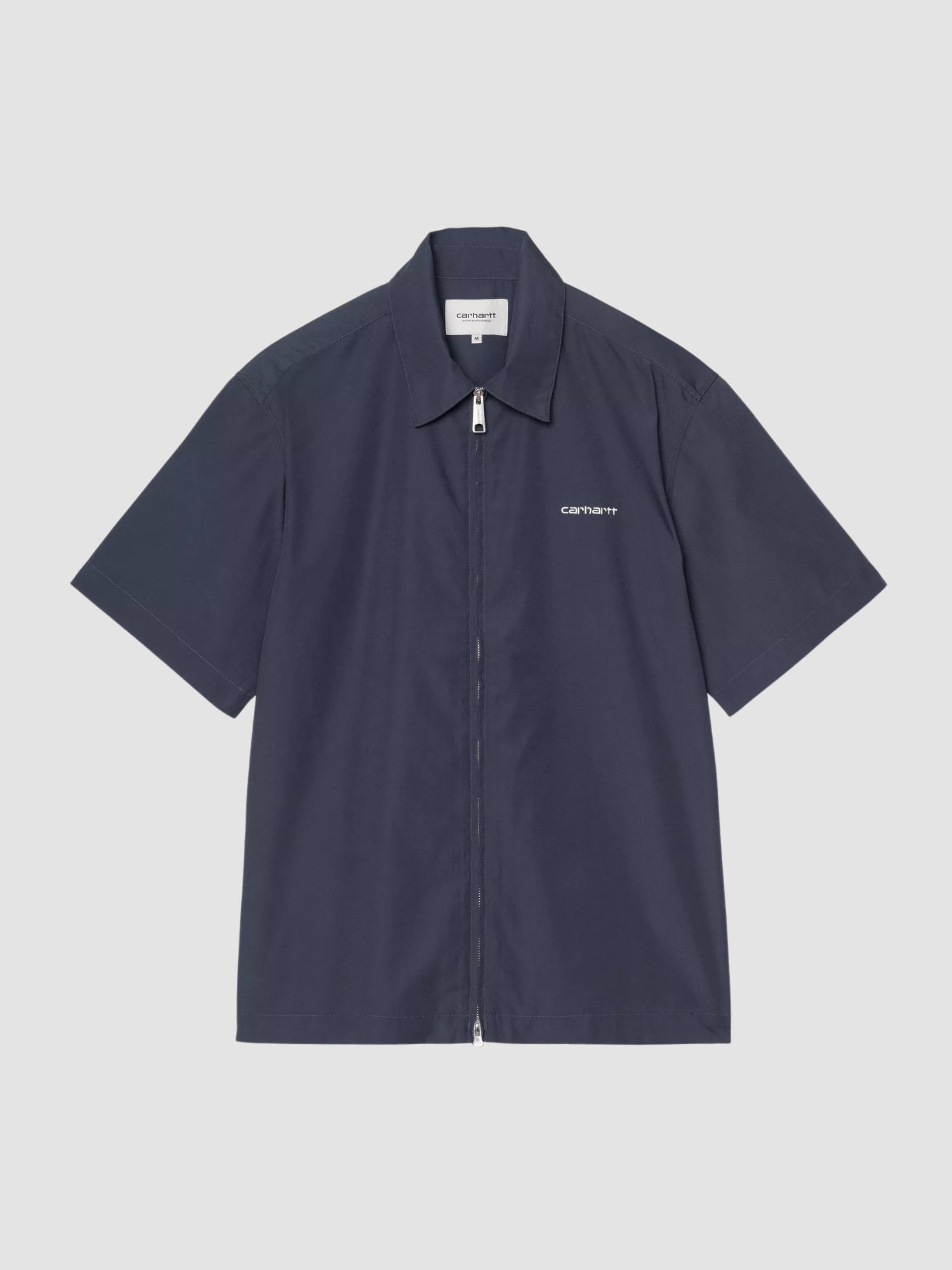 S/S POSTAL ZIP SHIRT - blue/wax