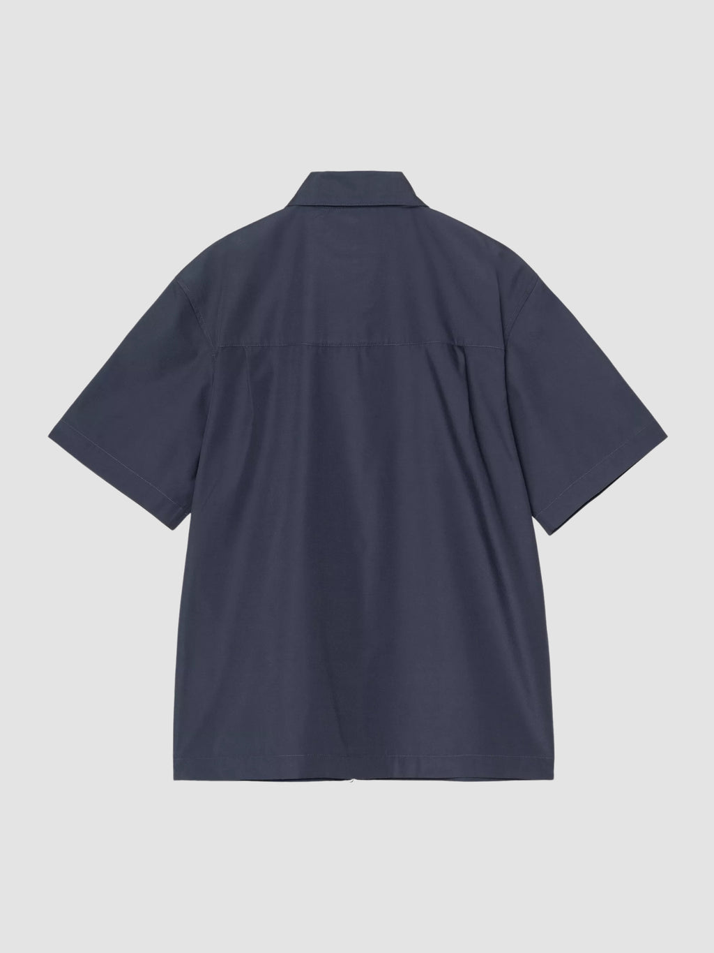 S/S POSTAL ZIP SHIRT - blue/wax