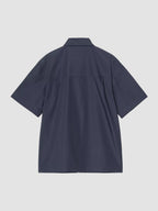 S/S POSTAL ZIP SHIRT - blue/wax