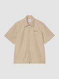 S/S POSTAL ZIP SHIRT - iroko/black