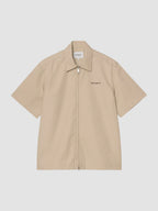 S/S POSTAL ZIP SHIRT - iroko/black