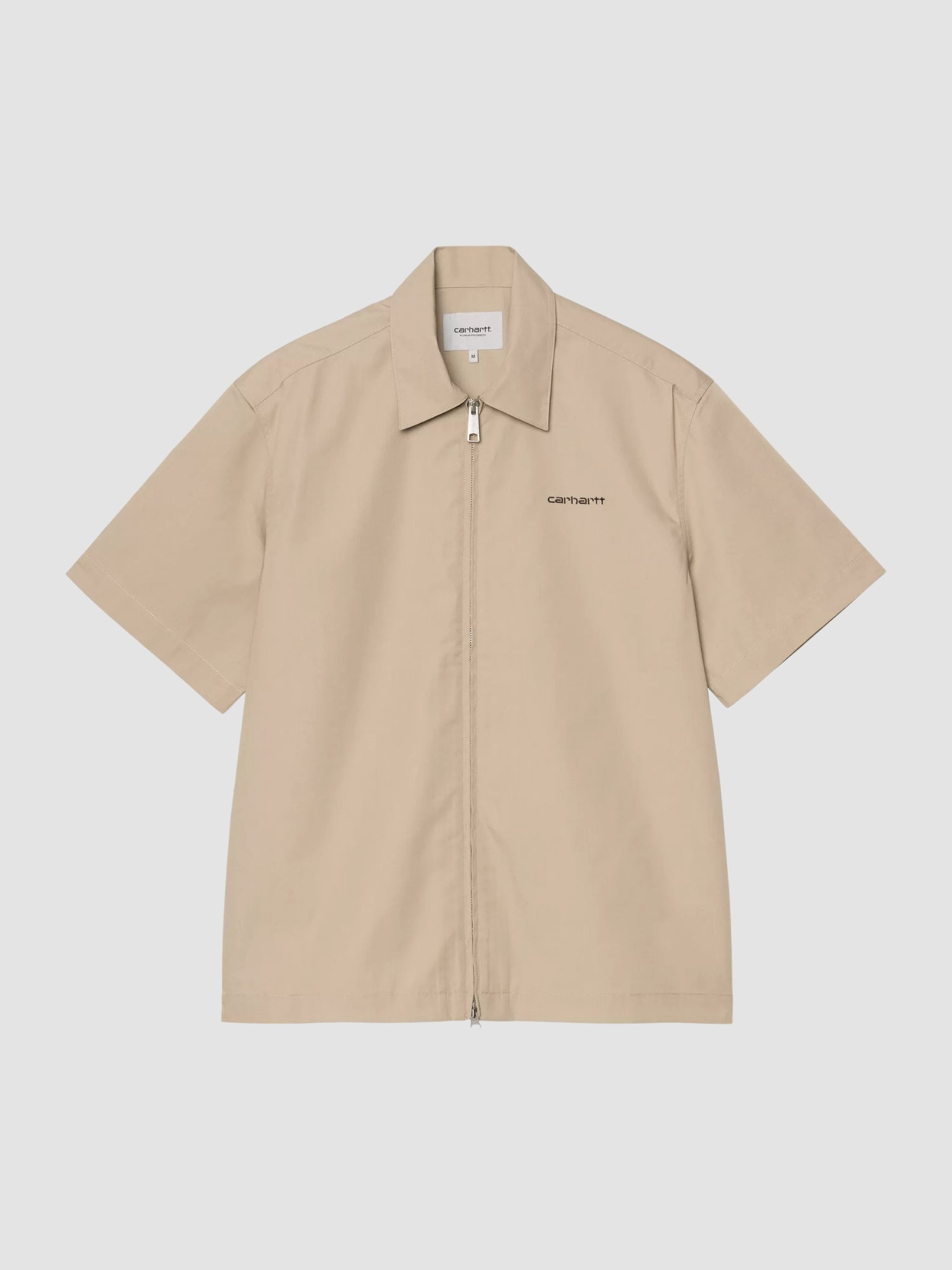S/S POSTAL ZIP SHIRT - iroko/black