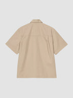 S/S POSTAL ZIP SHIRT - iroko/black