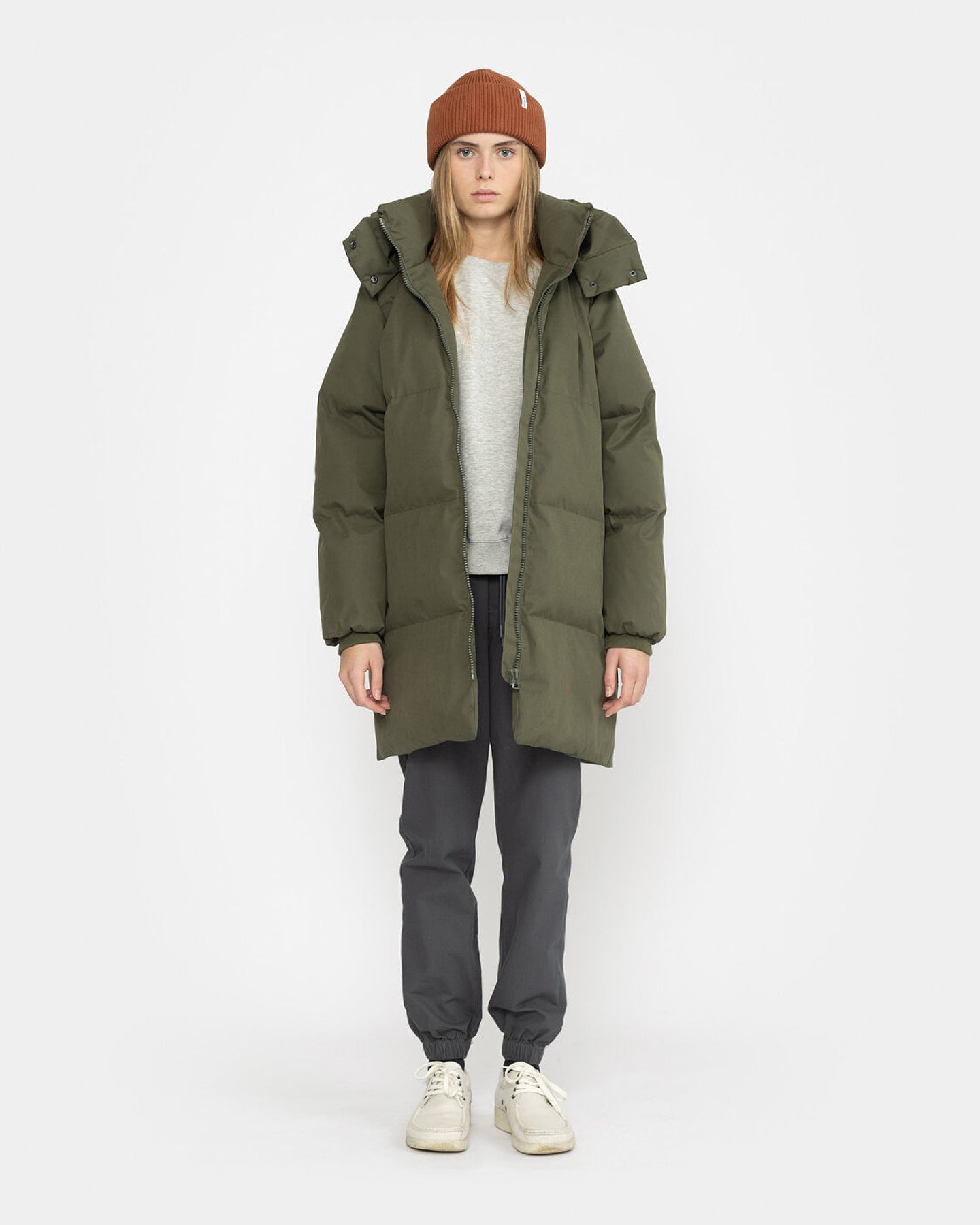 MID-LENGTH PUFFER (77287) - army