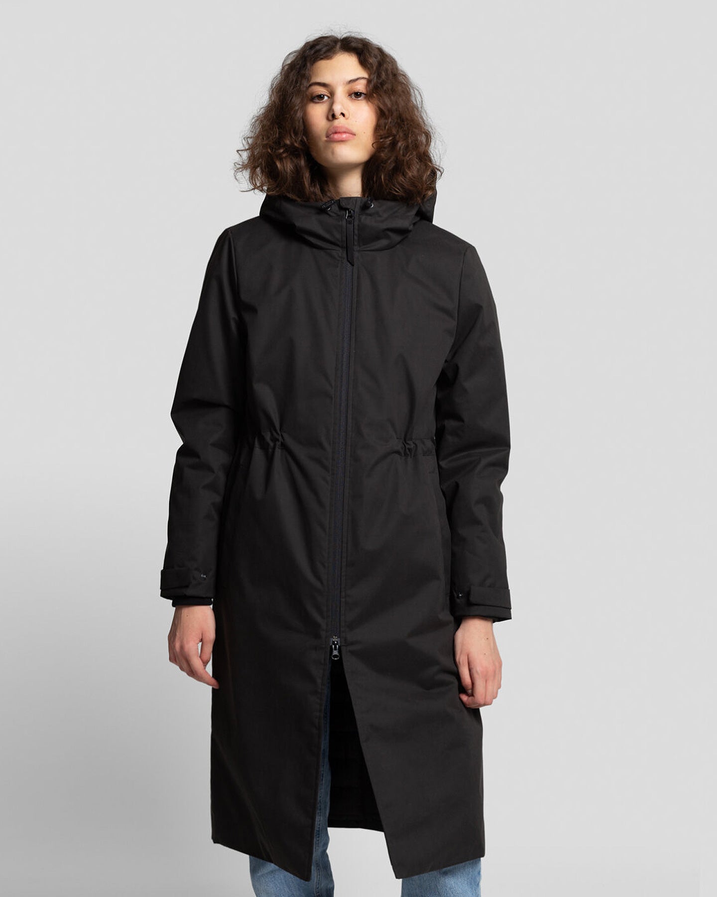 PARKA ZIP COAT (77152) - black