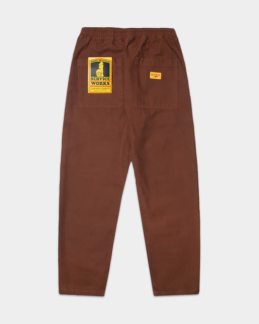 CANVAS CHEF PANT - brown