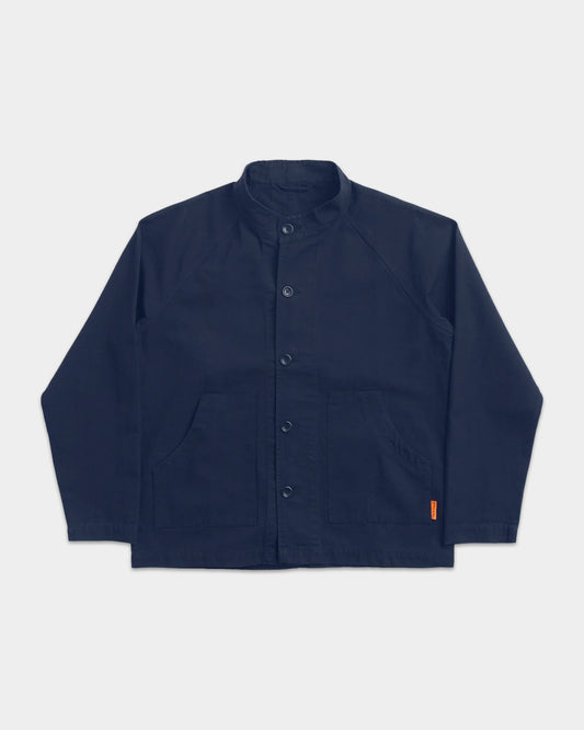 CANVAS WAITERS JACKET - navy