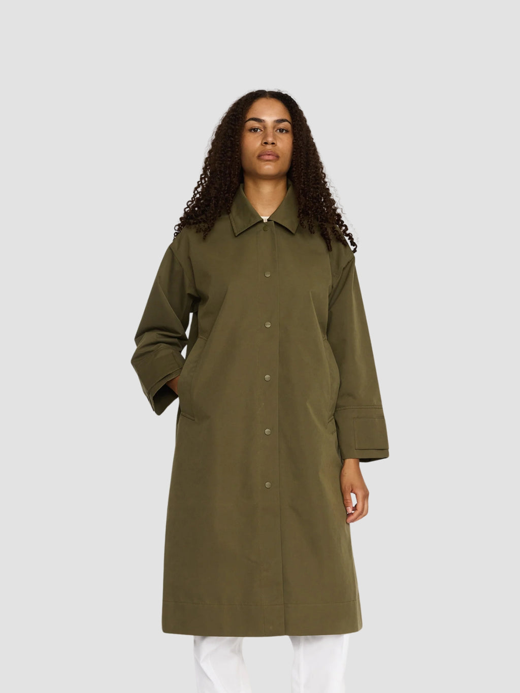 TRENCHCOAT (77347) - army