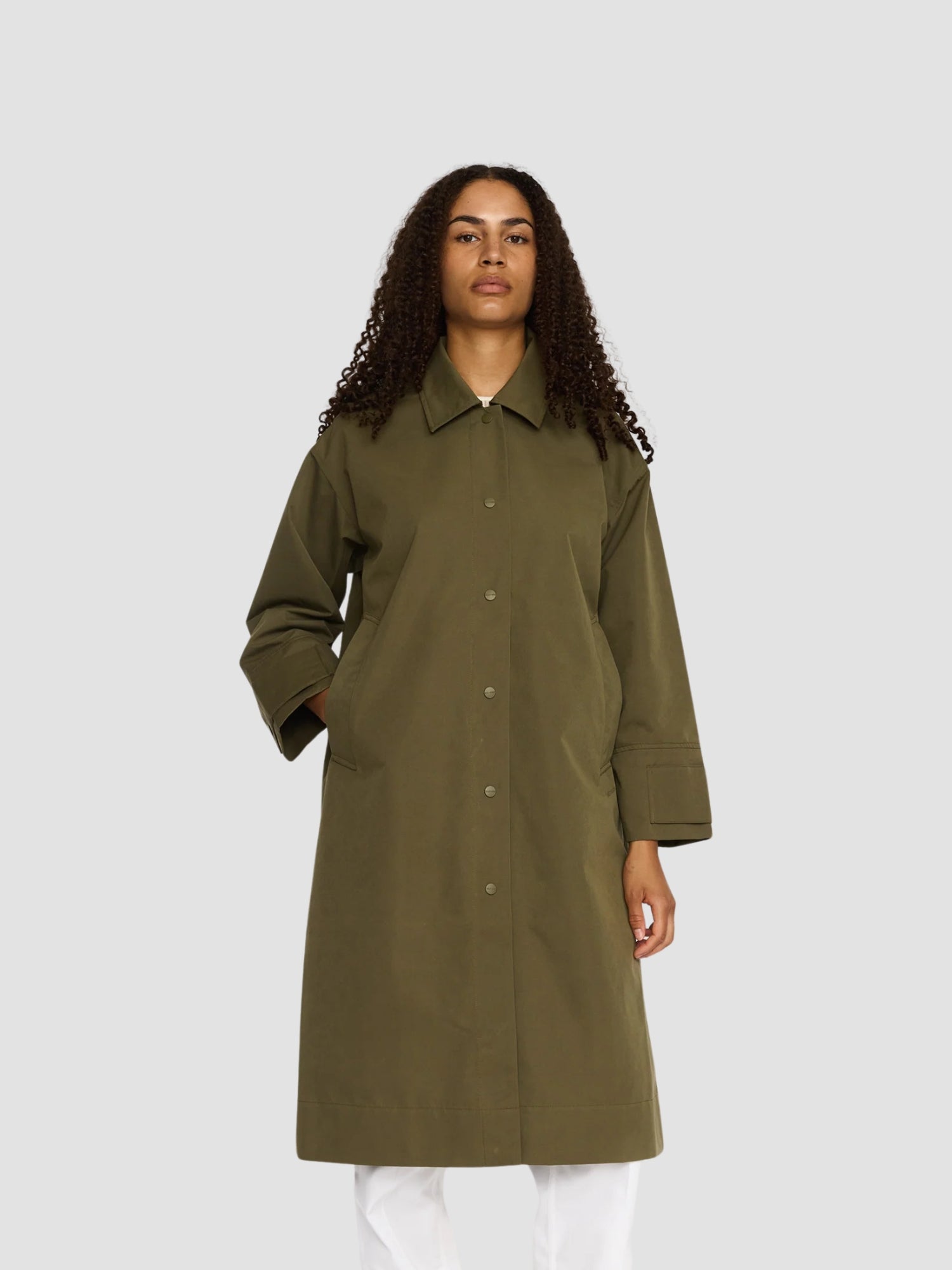 TRENCHCOAT (77347) - army