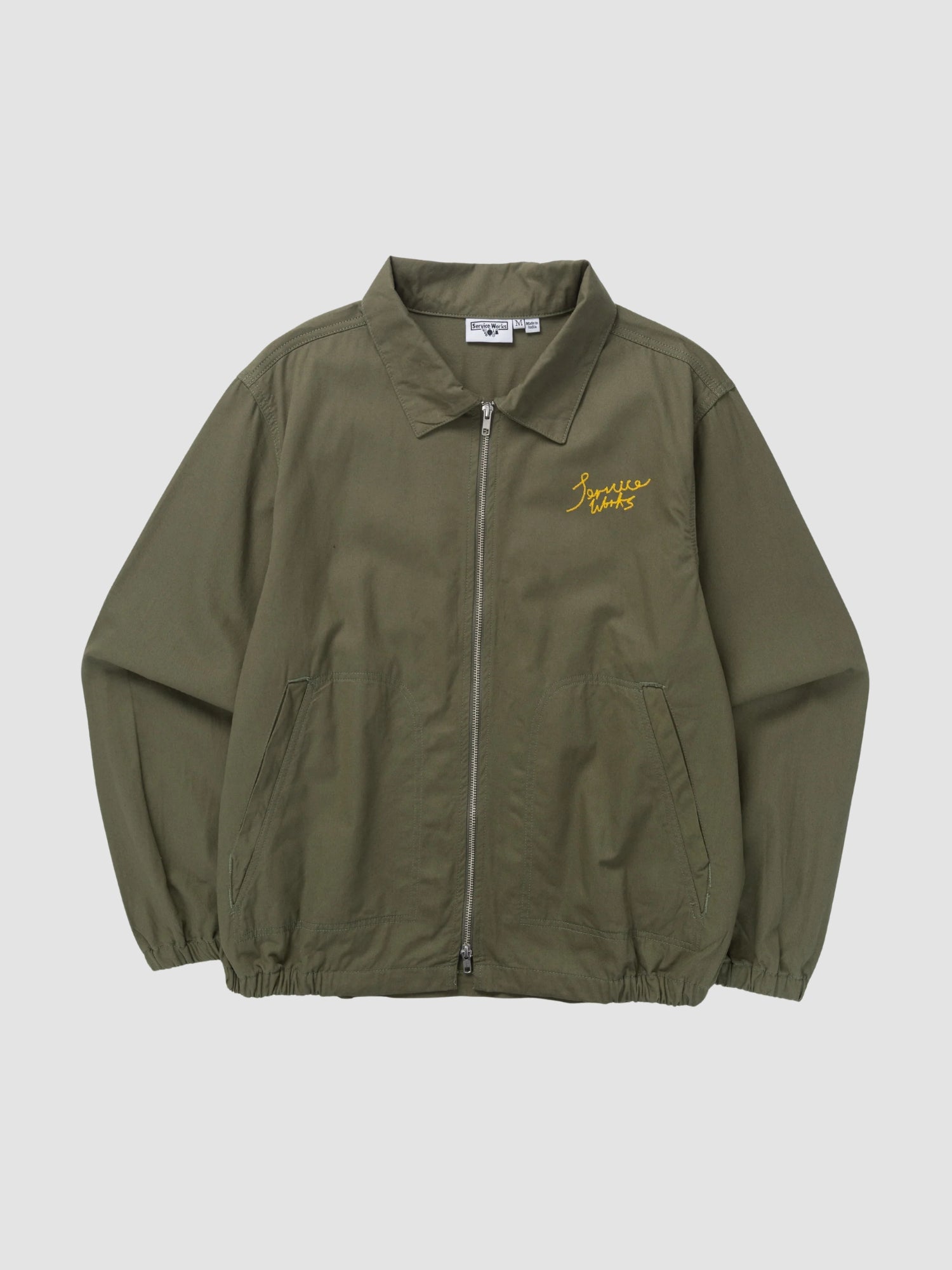 TWILL WORK JACKET - olive