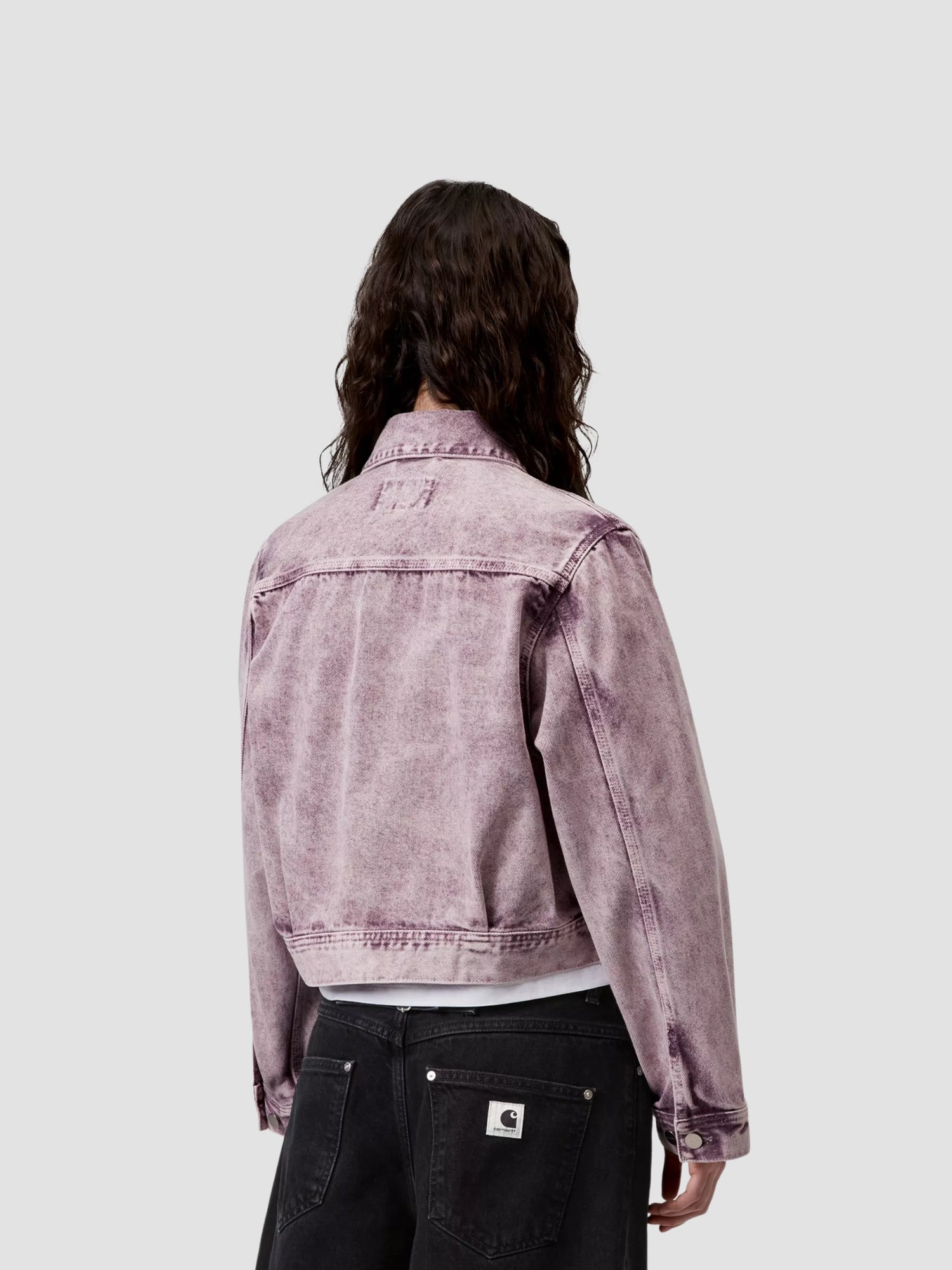 W' ARCA JACKET - cozy purple chalk wash