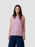 W' NELSON A-SHIRT - gentle purple garment dyed