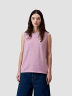 W' NELSON A-SHIRT - gentle purple garment dyed