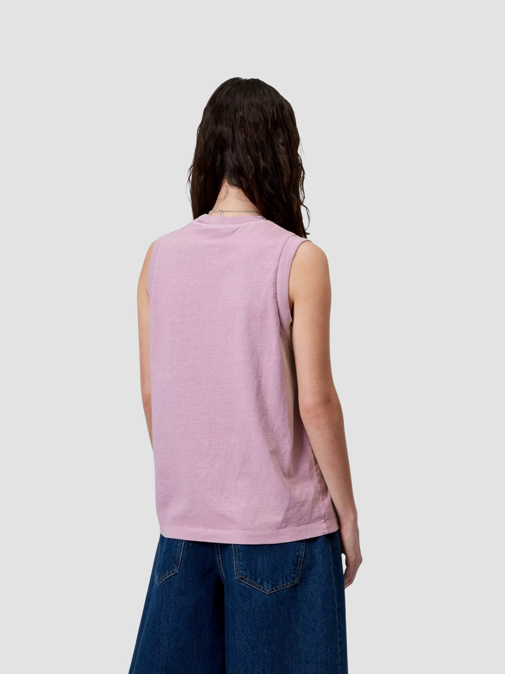 W' NELSON A-SHIRT - gentle purple garment dyed