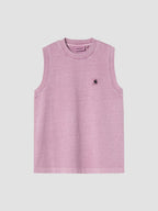 W' NELSON A-SHIRT - gentle purple garment dyed