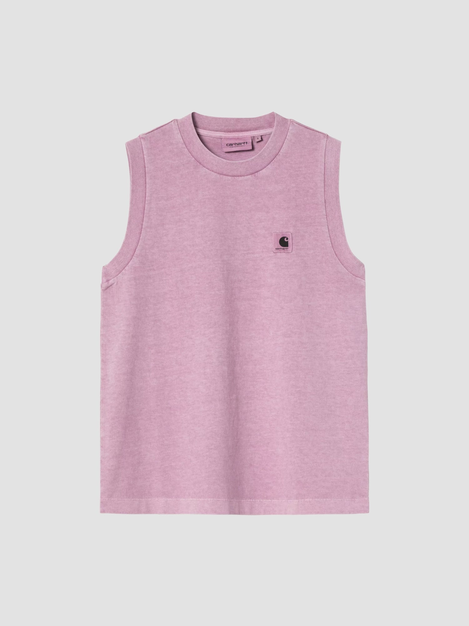 W' NELSON A-SHIRT - gentle purple garment dyed