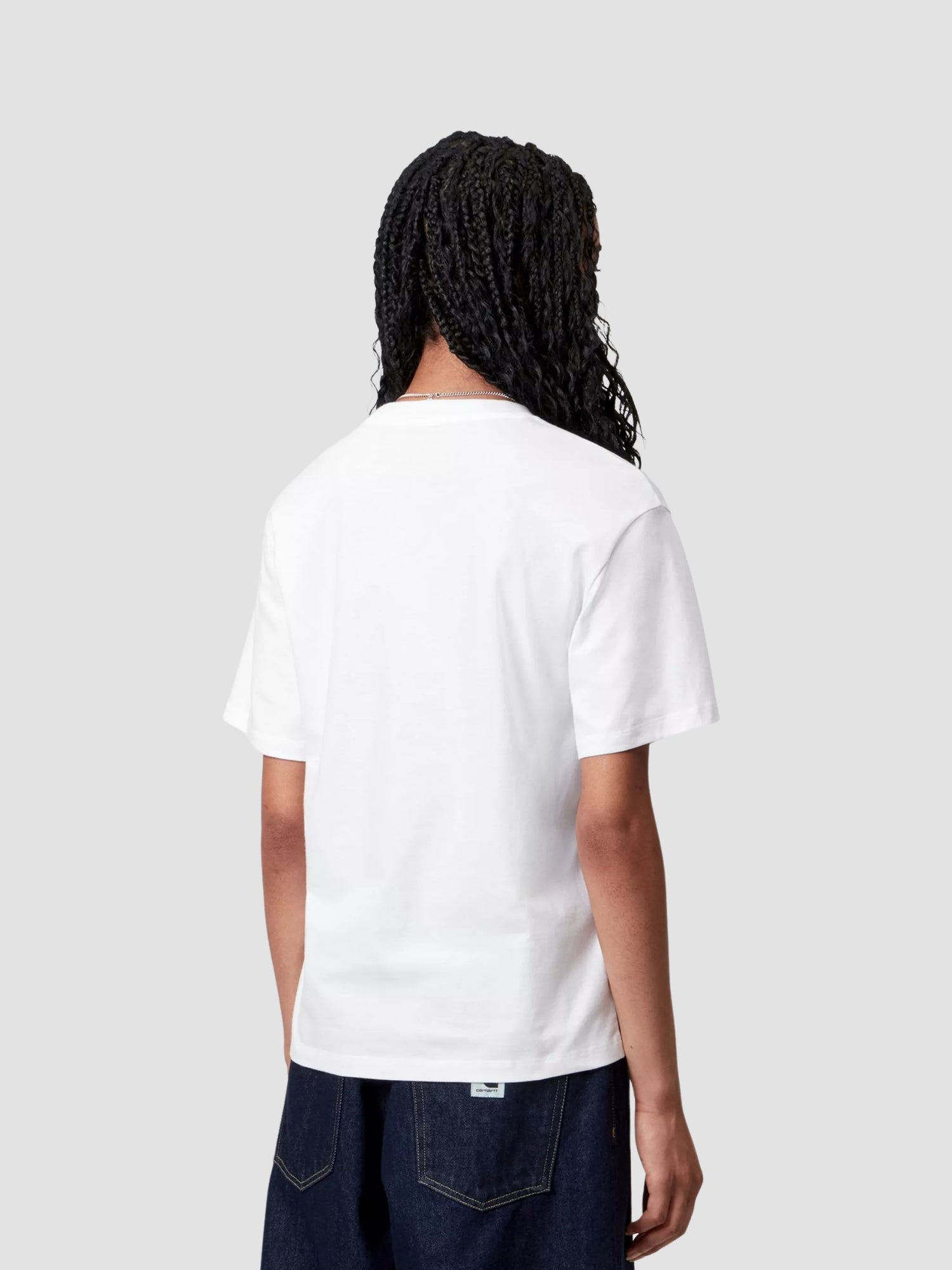 W' S/S CHASE T-SHIRT - white/gold