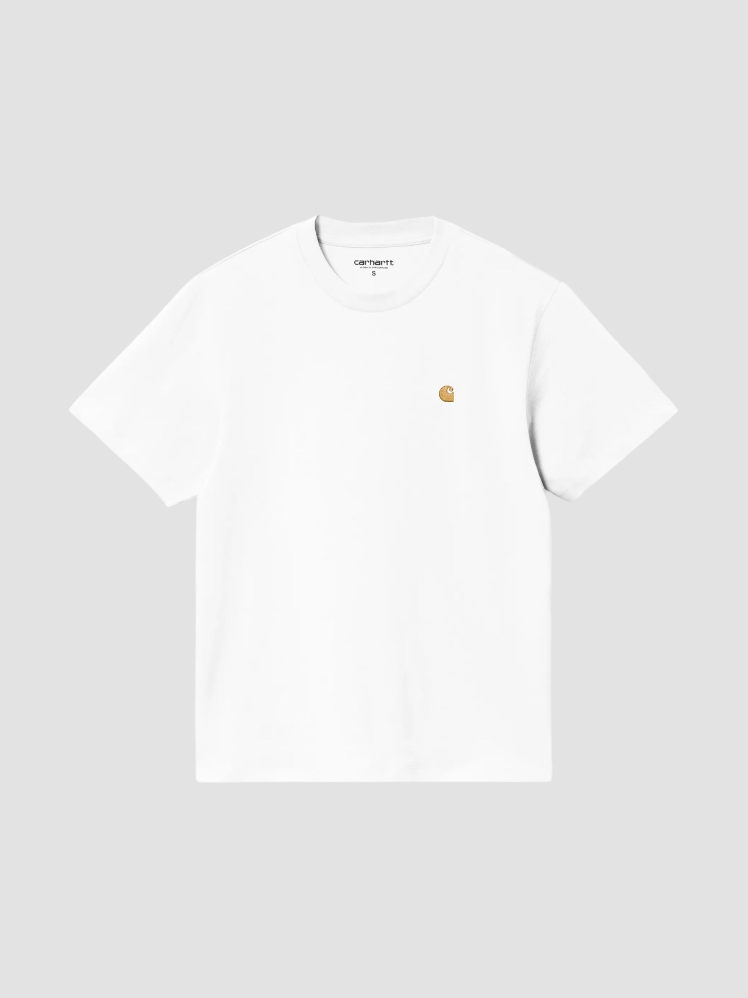 W' S/S CHASE T-SHIRT - white/gold
