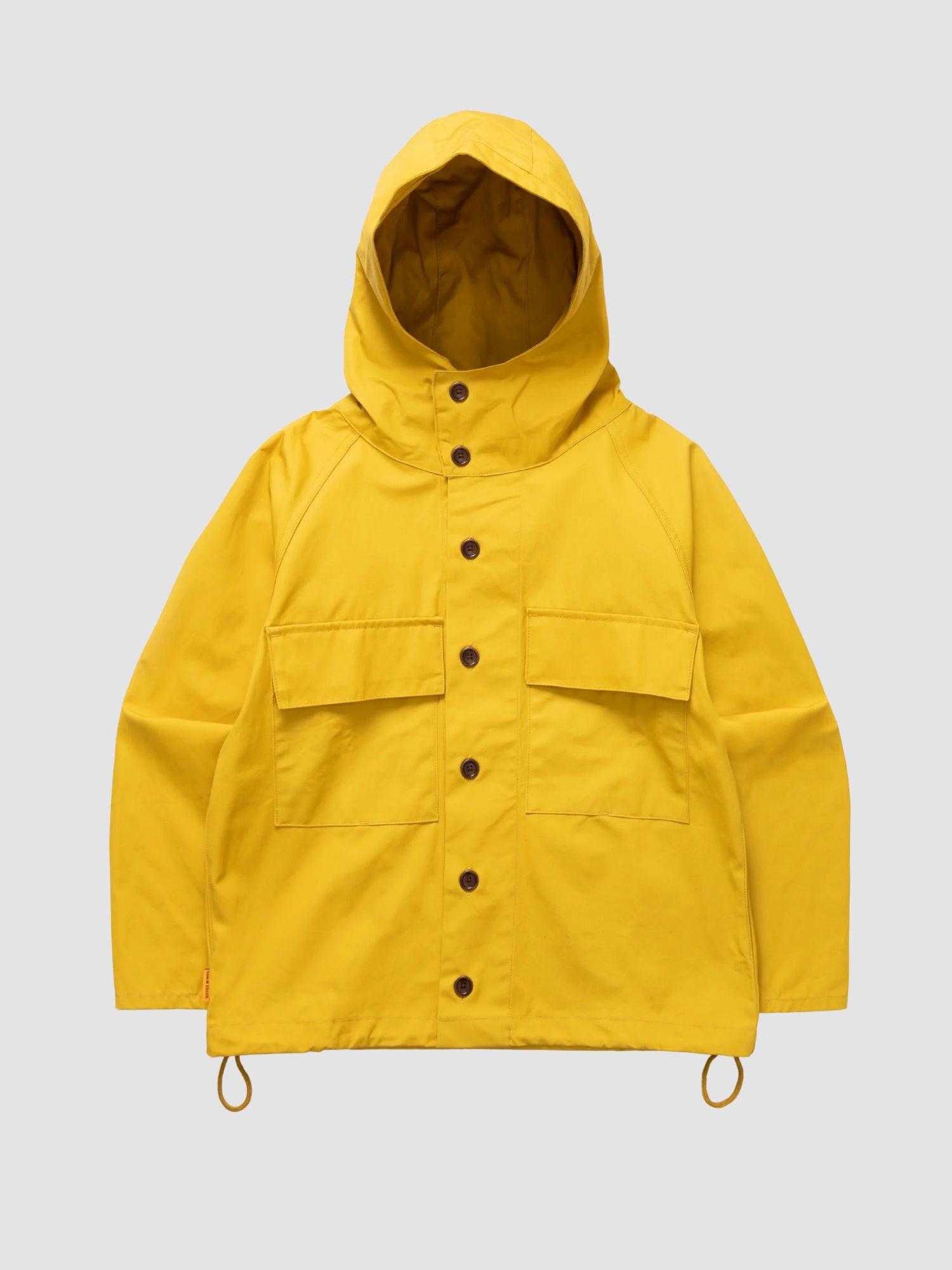 WAXED COTTON ALLOTMENT PARKA - ochre