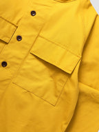 WAXED COTTON ALLOTMENT PARKA - ochre