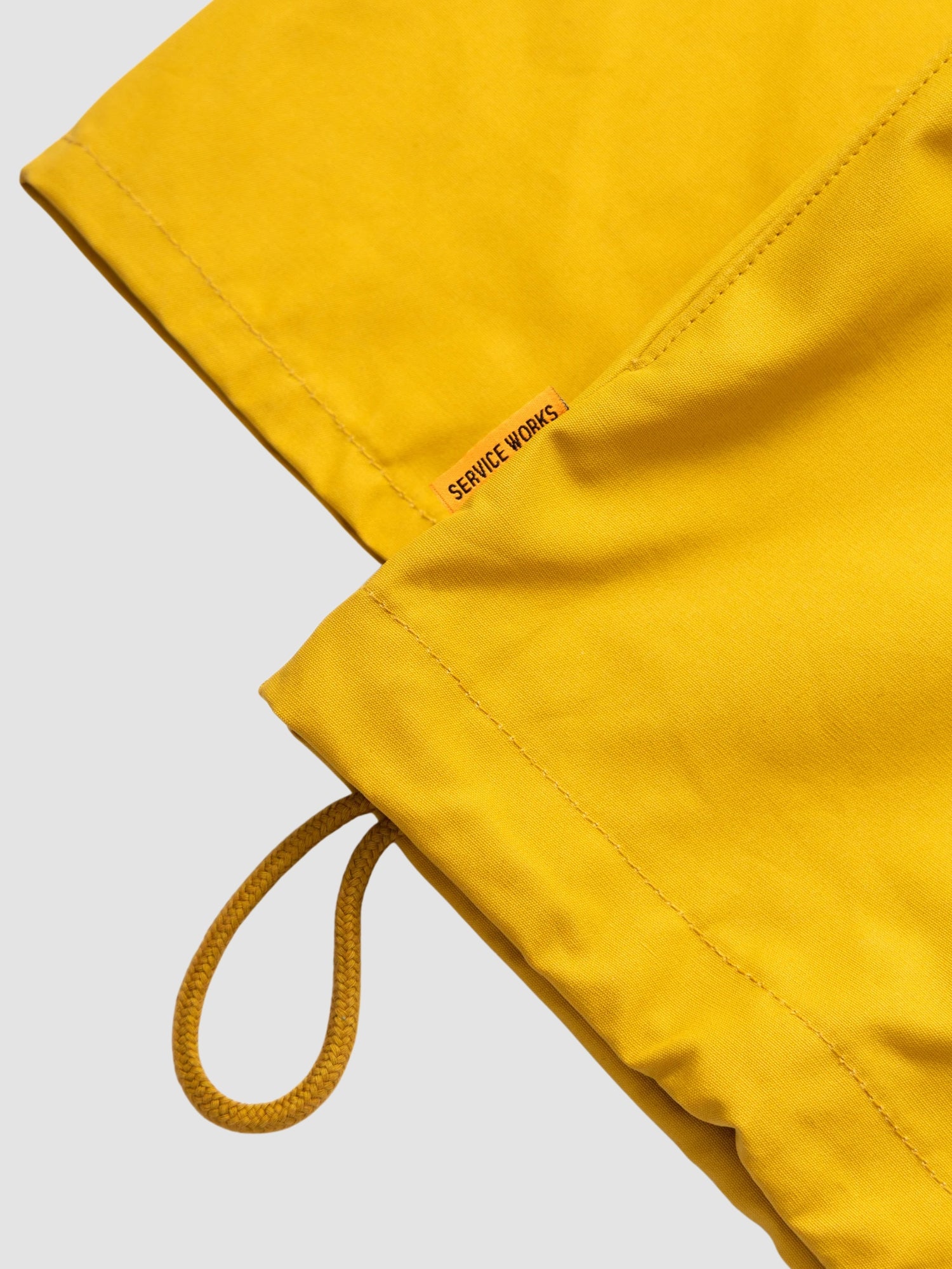 WAXED COTTON ALLOTMENT PARKA - ochre