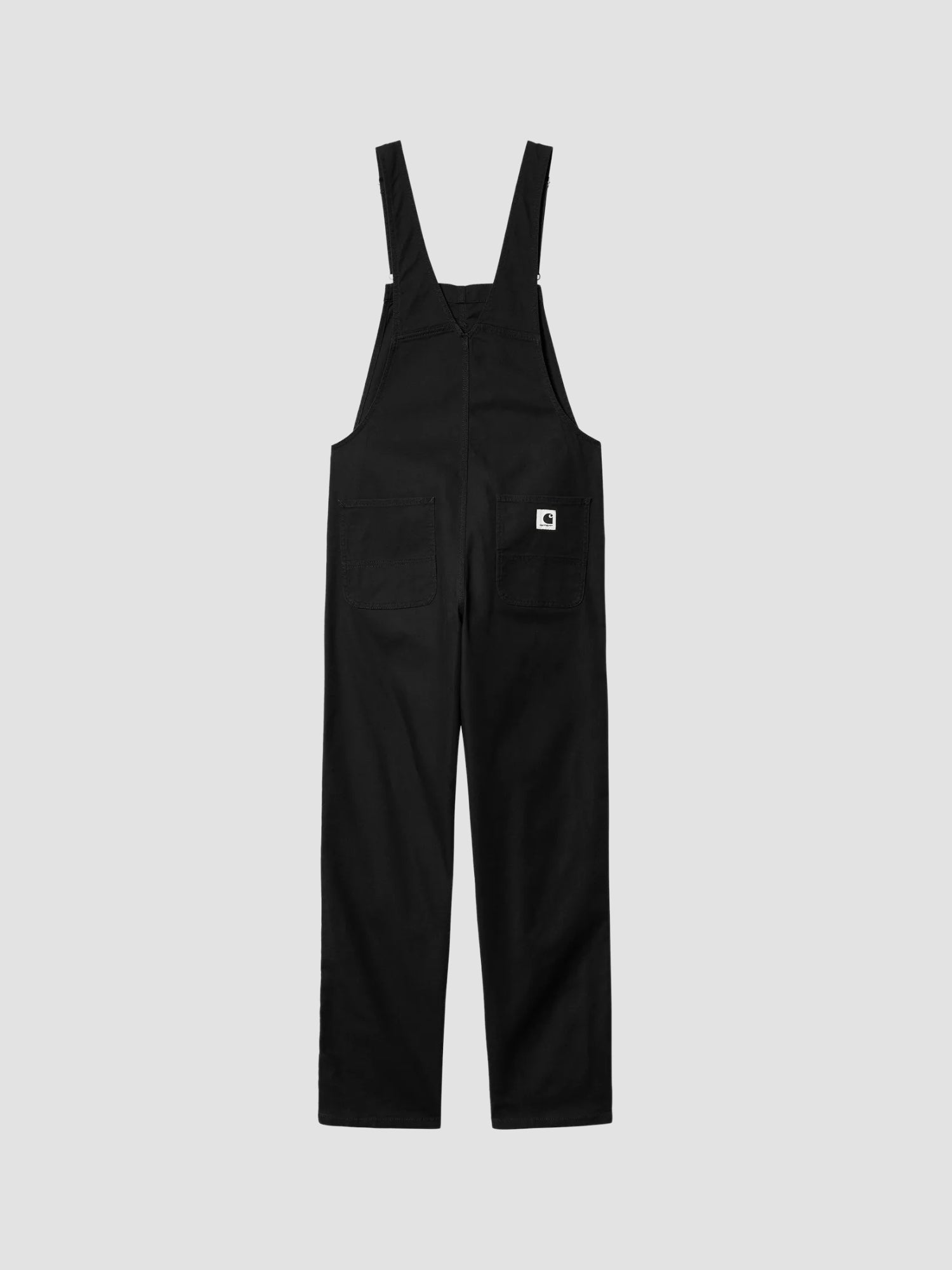 W' BIB OVERALL STRAIGHT - black rinsed