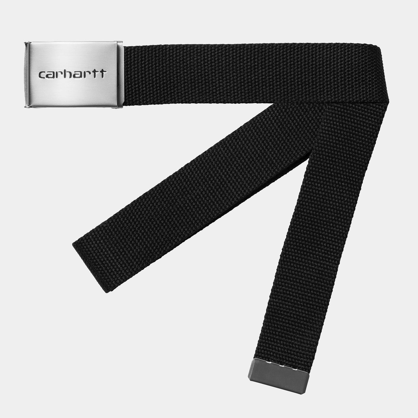 CLIP BELT CHROME - black