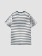 S/S EZRA POCKET T-SHIRT - cozy blue/wax