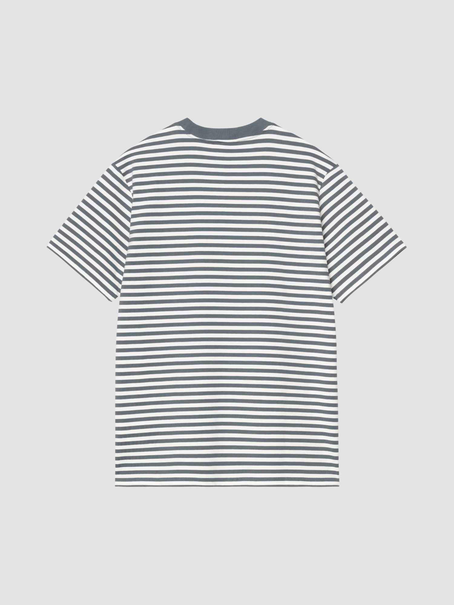 S/S EZRA POCKET T-SHIRT - cozy blue/wax