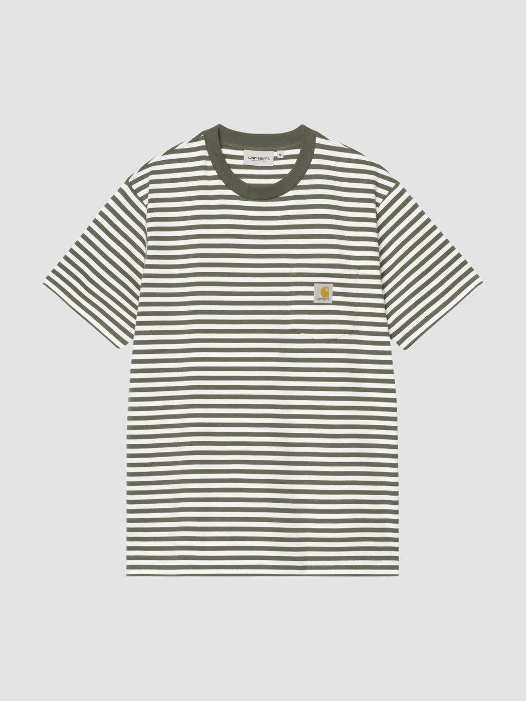 S/S EZRA POCKET T-SHIRT - leaf/wax