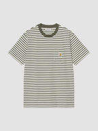 S/S EZRA POCKET T-SHIRT - leaf/wax