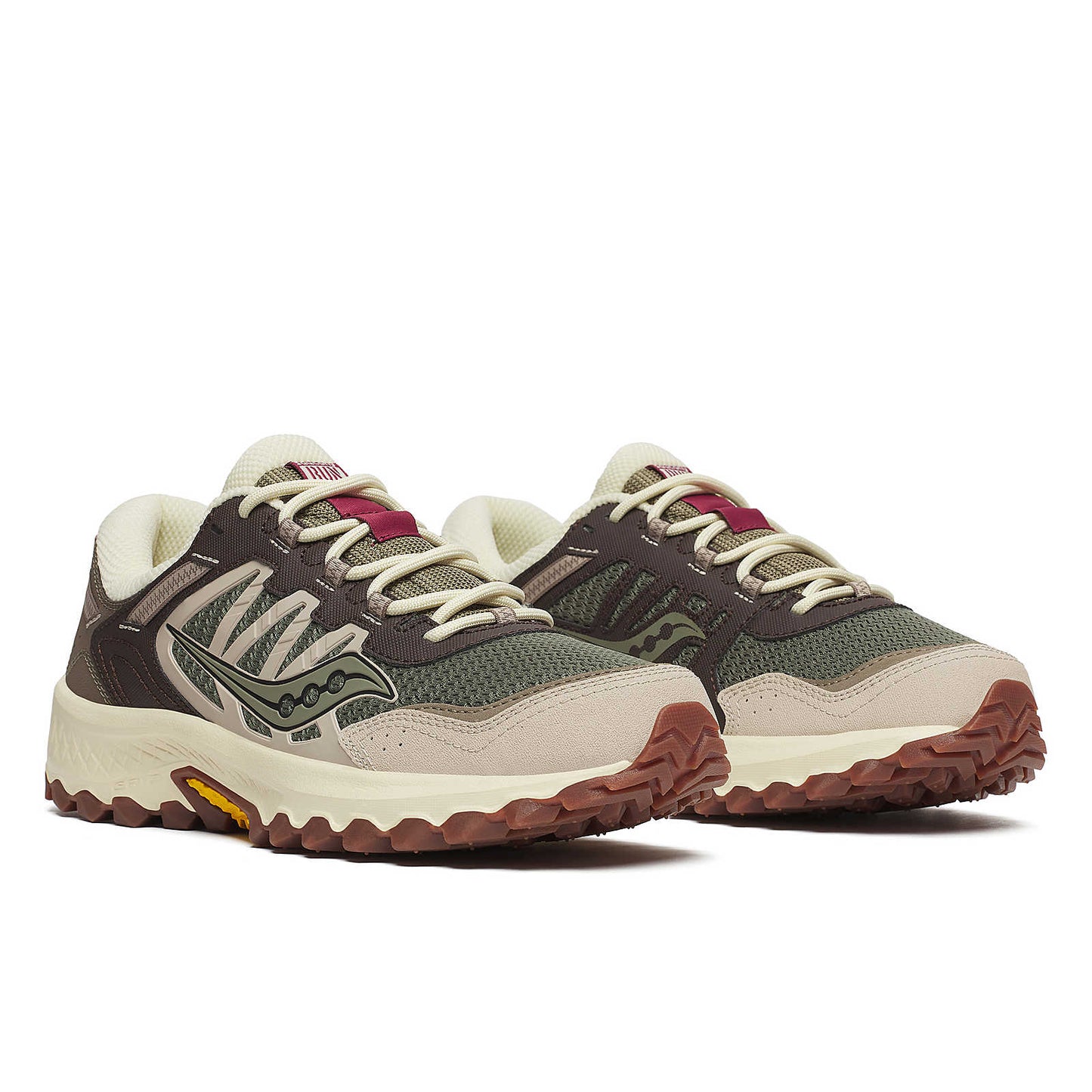 GRID PEAK - olive/brown