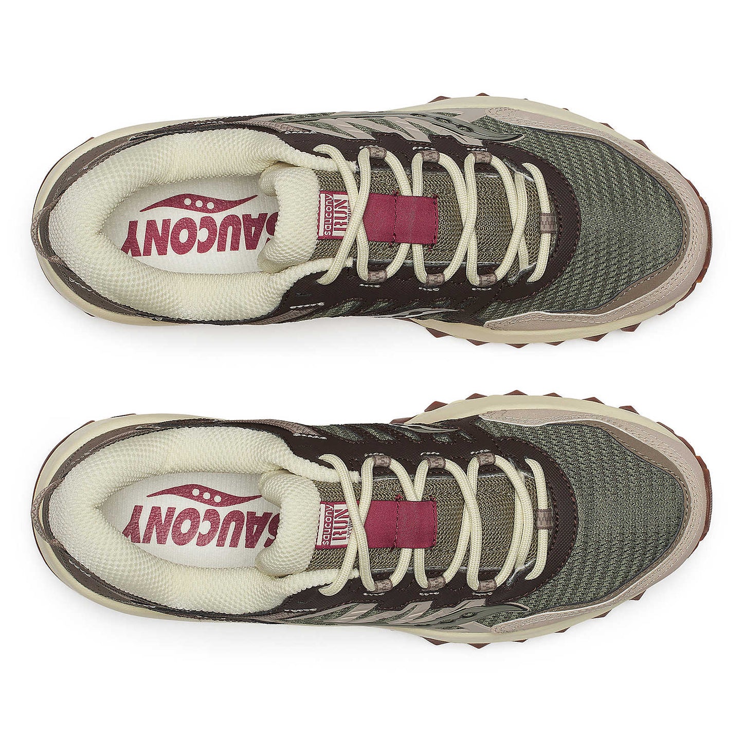 GRID PEAK - olive/brown