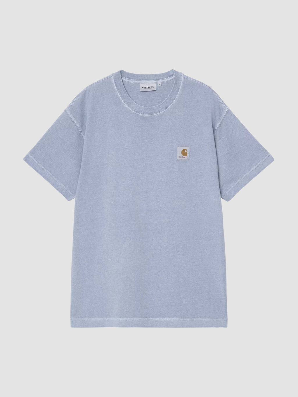 S/S NELSON T-SHIRT - gentle blue garment dyed