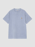 S/S NELSON T-SHIRT - gentle blue garment dyed
