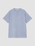 S/S NELSON T-SHIRT - gentle blue garment dyed