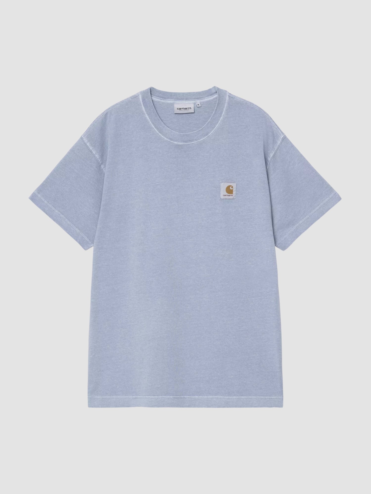 S/S NELSON T-SHIRT - gentle blue garment dyed