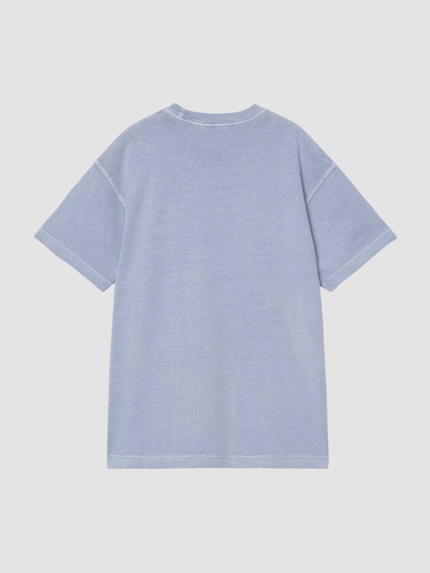 S/S NELSON T-SHIRT - gentle blue garment dyed