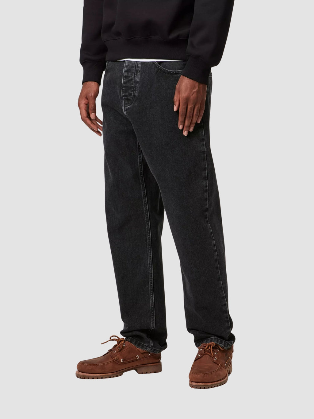 NEWEL PANT - black stone washed