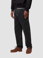 NEWEL PANT - black stone washed