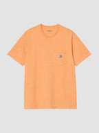 S/S POCKET T-SHIRT - gentle orange