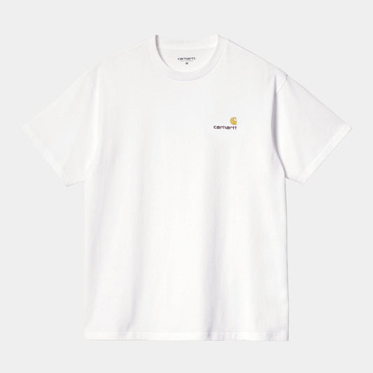 S/S AMERICAN SCRIPT T-SHIRT - white