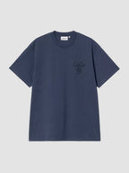 S/S VESTIGE T-SHIRT - blue stone washed