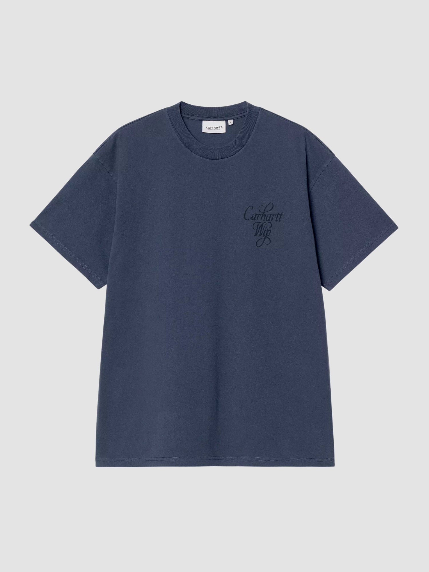 S/S VESTIGE T-SHIRT - blue stone washed