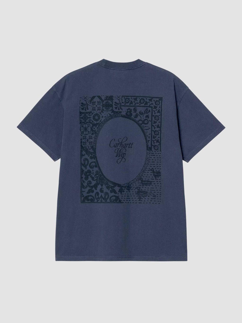 S/S VESTIGE T-SHIRT - blue stone washed