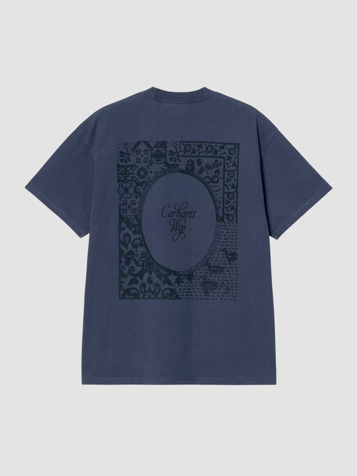 S/S VESTIGE T-SHIRT - blue stone washed